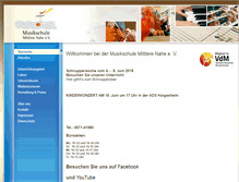 Tablet Screenshot of musikschule-mittlere-nahe.de